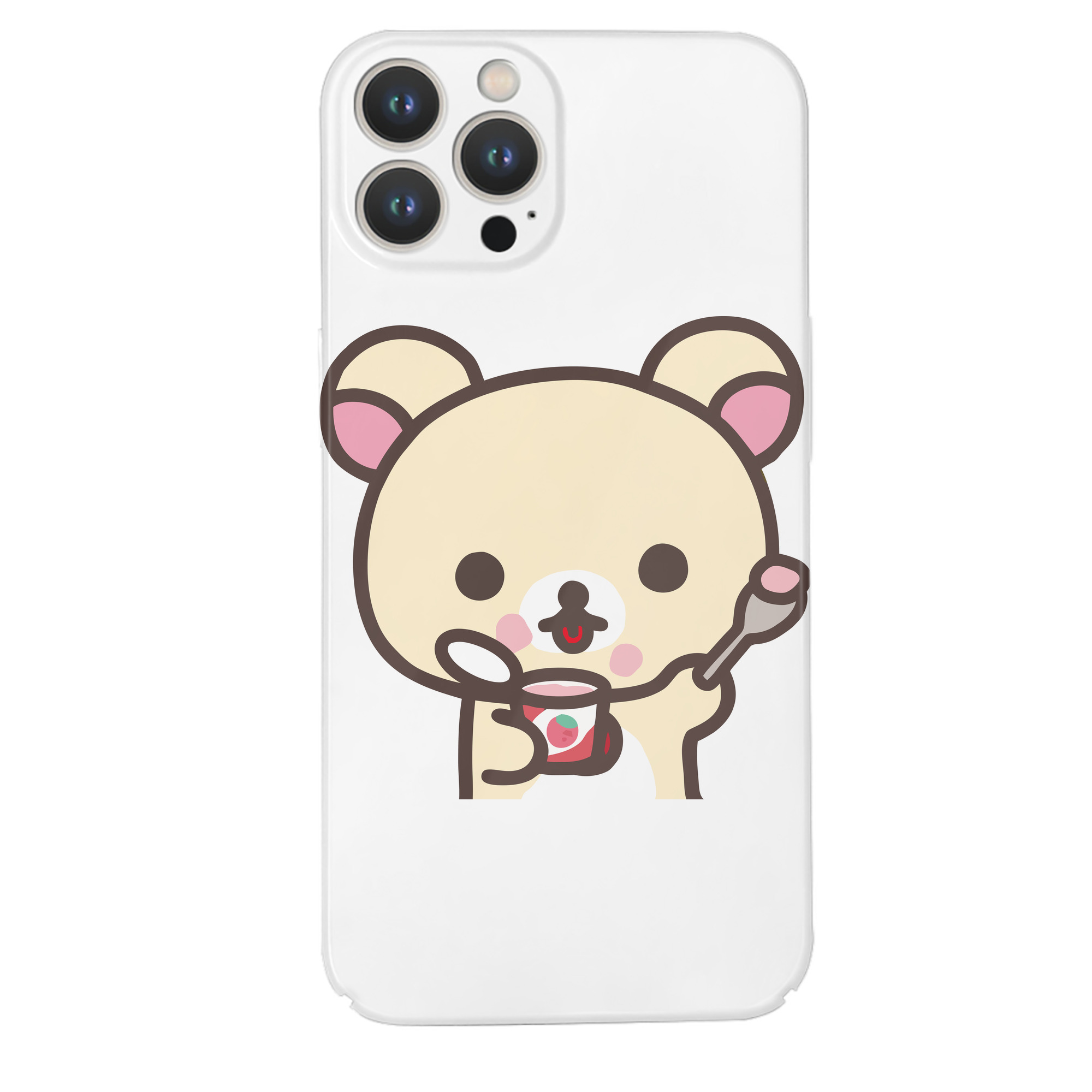 （画像用） リラックマ リラックマ キイロイトリ Rilakkuma Korilakkuma Kiiroitori 【iPhone 14シリーズ対応】ハードケース